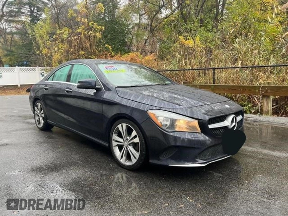 2017 Mercedes-Benz CLA 250 with VIN WDDSJ4GB4HN428405, listed as a Copart auction lot 76147663 with 57,097 mi miles and . Bid and sale history available at DreamBid. Image 1.