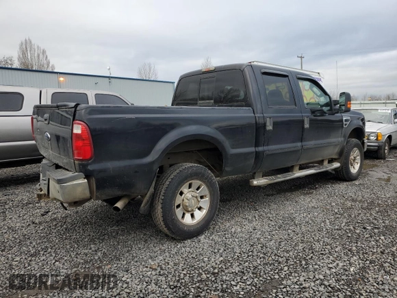 2008 Ford F-250 XL with VIN 1FTSW21528EE45027, listed as a Copart auction lot 43811735 with 157,896 mi miles and Salvage title. Bid and sale history available at DreamBid. Image 3.