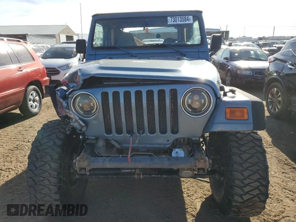 1998 Jeep Wrangler Sport with VIN 1J4FY19S2WP719595, listed as a Copart auction lot 73013584 with 190,056 mi miles and Salvage Title. Bid and sale history available at carsss.com. Image 5.