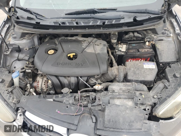 2013 Hyundai Elantra GLS с VIN KMHDH4AE7DU772386, выставлен на аукционе Copart как лот 54368795 с пробегом 150 436 миль миль и Списание • Salvage title. История ставок и продаж доступна на DreamBid. Изображение 11.