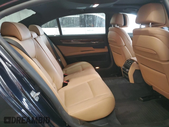 2014 BMW 7 Series 740Li with VIN WBAYE4C50ED138606, listed as a Copart auction lot 42158725 with 166,402 mi miles and Salvage Title. Bid and sale history available at carsss.com. Image 10.