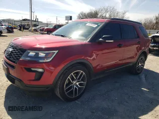 2018 Ford Explorer Sport с VIN 1FM5K8GT2JGB55300, выставлен на аукционе Copart как лот 48399585 с пробегом 161 916 миль миль и Чистый • Clean title. История ставок и продаж доступна на DreamBid. Изображение 1.