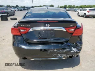 2016 Nissan Maxima SR with VIN 1N4AA6AP3GC448747, listed as a Copart auction lot 62556915 with 155,899 mi miles and Salvage title. Bid and sale history available at DreamBid. Image 6.