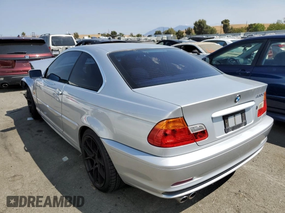 2001 BMW 3 Series 330Ci with VIN WBABN53411JU35558, listed as a Copart auction lot 68663944 with 84,000 mi miles and Salvage Title. Bid and sale history available at carsss.com. Image 2.