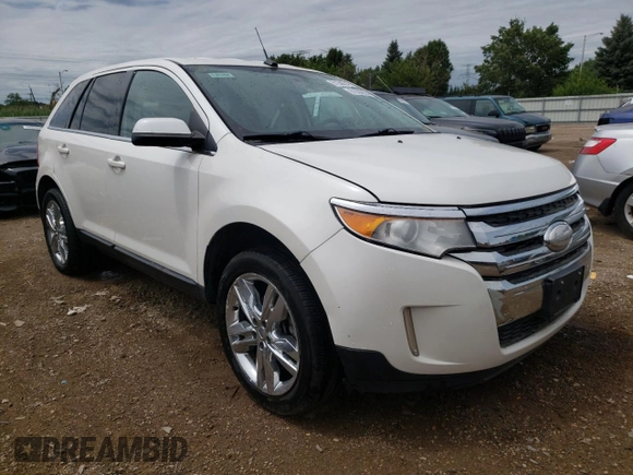 2013 Ford Edge Limited with VIN 2FMDK3KCXDBE16710, listed as a Copart auction lot 61336824 with 131,129 mi miles and Salvage Title. Bid and sale history available at carsss.com. Image 4.