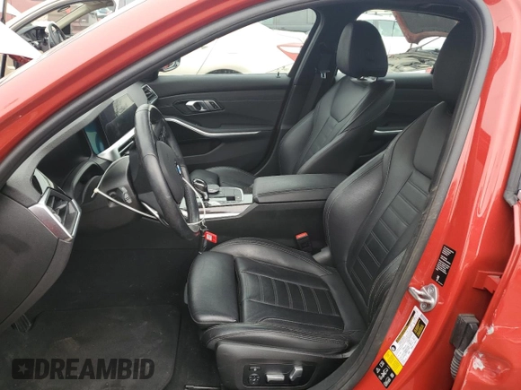2021 BMW 3 Series 330i xDrive with VIN 3MW5R7J05M8B50200, listed as a Copart auction lot 46443405 with 35,663 mi miles and Salvage title. Bid and sale history available at DreamBid. Image 7.