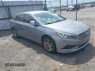 2017 Hyundai Sonata 2.4L with VIN 5NPE24AF1HH443556, listed as a IAAI auction lot 42059889 with 179,662 mi miles and . Bid and sale history available at carsss.com. Image 1.