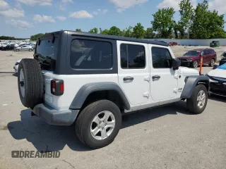 2020 Jeep Wrangler Unlimited Sport S z VIN 1C4HJXDN0LW209092, wystawiony jako Copart lot #58523675 z przebiegiem 68 688 mil mil oraz Czysty tytuł • Clean title. Historia ofert i sprzedaży dostępna na DreamBid. Obrazek 3.