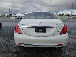 2016 Mercedes-Benz S with VIN WDDUX7GB7GA198194, listed as a Copart auction lot 44791945 with 281,590 mi miles and Salvage Title. Bid and sale history available at DreamBid. Image 6.
