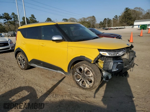 2020 Kia Soul LX with VIN KNDJ23AU1L7117339, listed as a Copart auction lot 49102455 with 58,807 mi miles and Salvage Title. Bid and sale history available at carsss.com. Image 4.
