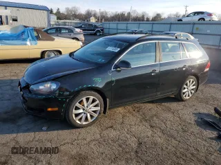 2014 Volkswagen Jetta SportWagen S with VIN 3VWPP7AJ9EM611480, listed as a Copart auction lot 51110355 with 126,686 mi miles and Salvage Title. Bid and sale history available at carsss.com. Image 1.