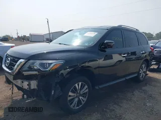 2019 Nissan Pathfinder SV with VIN 5N1DR2MM3KC598534, listed as a IAAI auction lot 42403130 with 117,213 mi miles and . Bid and sale history available at DreamBid. Image 2.