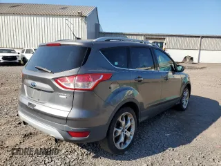 2013 Ford Escape Titanium with VIN 1FMCU9J90DUD21906, listed as a Copart auction lot 63049485 with 201,496 mi miles and Clean title. Bid and sale history available at DreamBid. Image 3.