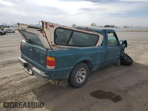 1998 Ford Ranger XL with VIN 1FTYR10C6WUC52233, listed as a Copart auction lot 56231925 with 198,687 mi miles and Salvage title. Bid and sale history available at DreamBid. Image 3.