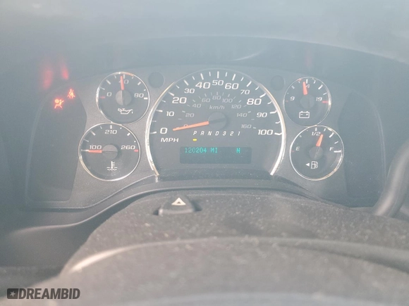 2009 Chevrolet Express Passenger with VIN 1GAHG39K791118504, listed as a Copart auction lot 81822294 with 120,204 mi miles and Salvage Title. Bid and sale history available at carsss.com. Image 9.