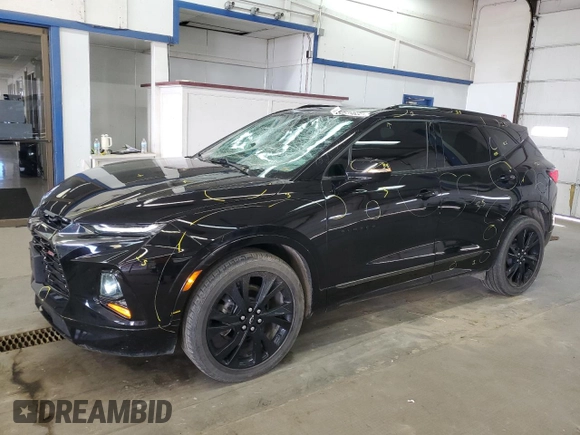 2021 Chevrolet Blazer RS с VIN 3GNKBKRS1MS522144, выставлен на аукционе Copart как лот 50639635 с пробегом 43 593 миль миль и Списание • Salvage title. История ставок и продаж доступна на DreamBid. Изображение 1.