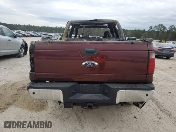 2016 Ford F-250 Lariat with VIN 1FT7W2BT7GEB47588, listed as a Copart auction lot 41475255 with Not provided miles and Salvage title. Bid and sale history available at DreamBid. Image 6.