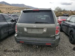 2007 Honda Pilot EX with VIN 2HKYF18417H505105, listed as a Copart auction lot 67952434 with 305,589 mi miles and Salvage Title. Bid and sale history available at DreamBid. Image 6.