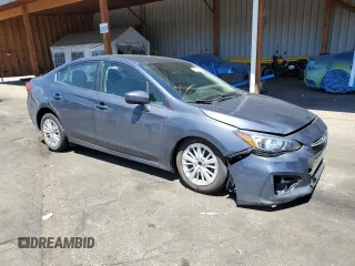 2017 Subaru Impreza Premium with VIN 4S3GKAB66H3622001, listed as a Copart auction lot 57838705 with 105,106 mi miles and Salvage title. Bid and sale history available at DreamBid. Image 4.