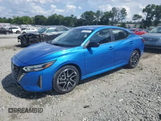 2024 Nissan Sentra SR z VIN 3N1AB8DV5RY381658, wystawiony jako Copart lot #55238565 z przebiegiem 11 142 mil mil oraz Szkoda całkowita • Salvage title. Historia ofert i sprzedaży dostępna na DreamBid. Obrazek 1.