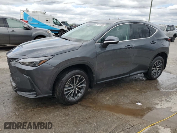 2025 Lexus NX 250 Premium с VIN 2T2GDCAZ8SC021779, выставлен на аукционе Copart как лот 52122725 с пробегом 4 978 миль миль и На запчасти • Non repairable. История ставок и продаж доступна на DreamBid. Изображение 1.