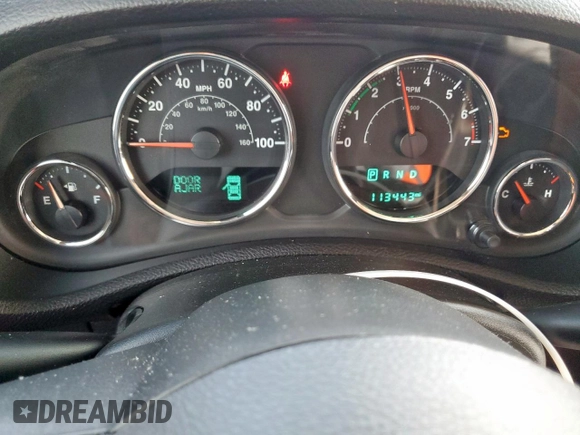 2017 Jeep Wrangler Unlimited Sport with VIN 1C4HJWDG6HL627015, listed as a Copart auction lot 63864755 with 113,443 mi miles and Salvage title. Bid and sale history available at DreamBid. Image 9.