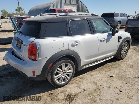 2019 MINI Countryman Cooper with VIN WMZYS7C59K3F46555, listed as a Copart auction lot 53354775 with 82,034 mi miles and Salvage title. Bid and sale history available at DreamBid. Image 3.