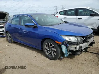 2016 Honda Civic EX with VIN 19XFC2F72GE067069, listed as a Copart auction lot 52583195 with 109,082 mi miles and Salvage Title. Bid and sale history available at DreamBid. Image 4.
