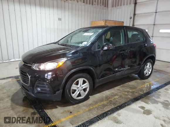2019 Chevrolet Trax LS with VIN 3GNCJKSB2KL196234, listed as a Copart auction lot 51243465 with 133,754 mi miles and Salvage Title. Bid and sale history available at carsss.com. Image 1.