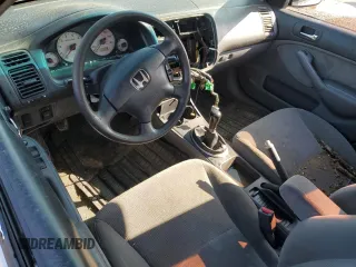 2002 Honda Civic LX with VIN 1HGES15522L074422, listed as a Copart auction lot 52536405 with Not Provided miles and Salvage Title. Bid and sale history available at DreamBid. Image 8.
