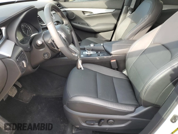 2021 Infiniti QX50 SENSORY with VIN 3PCAJ5CB1MF118819, listed as a Copart auction lot 62859424 with 27,171 mi miles and Salvage Title. Bid and sale history available at carsss.com. Image 7.