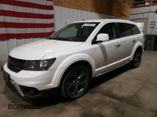 2015 Dodge Journey Crossroad with VIN 3C4PDDGGXFT748991, listed as a Copart auction lot 47484915 with 124,367 mi miles and Salvage Title. Bid and sale history available at carsss.com. Image 1.
