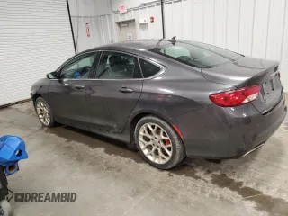 2015 Chrysler 200 C with VIN 1C3CCCEG8FN674070, listed as a Copart auction lot 52426375 with 171,662 mi miles and Salvage Title. Bid and sale history available at carsss.com. Image 2.