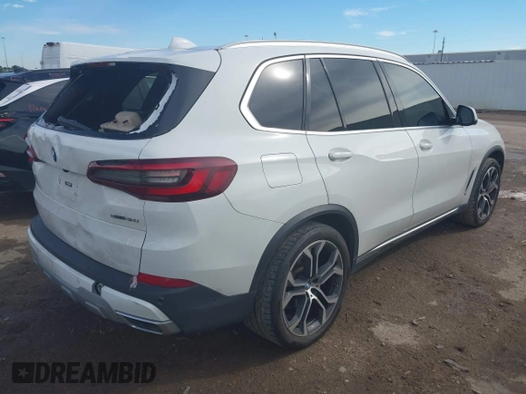 2022 BMW X5 sDrive40i with VIN 5UXCR4C05N9L80492, listed as a IAAI auction lot 41353938 with 58,468 mi miles. Bid and sale history available at carsss.com. Image 4.