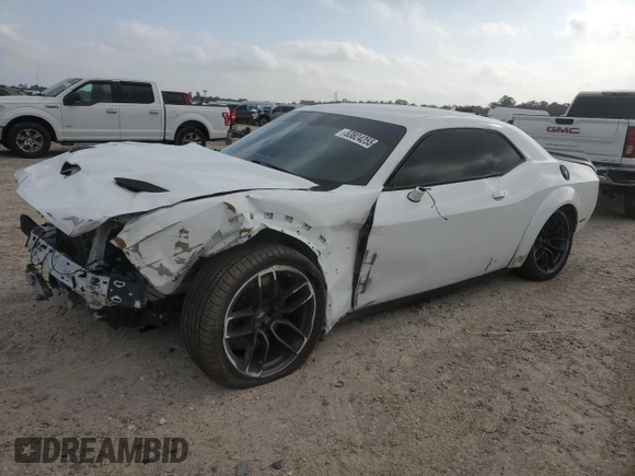 2021 Dodge Challenger R/T Scat Pack z VIN 2C3CDZFJ6MH576798, wystawiony jako Copart lot #53824255 z przebiegiem 38 252 mil mil oraz Szkoda całkowita • Salvage title. Historia ofert i sprzedaży dostępna na DreamBid. Obrazek 1.