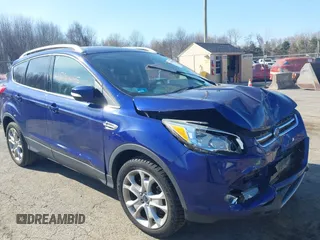2016 Ford Escape Titanium with VIN 1FMCU9J99GUA16408, listed as a IAAI auction lot 41790495 with 108,861 mi miles and . Bid and sale history available at DreamBid. Image 1.