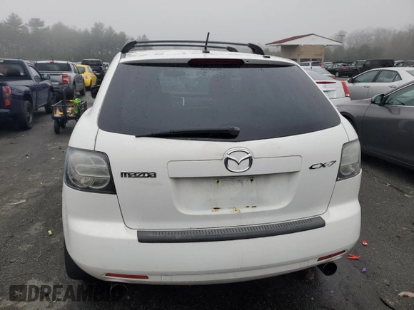 2007 Mazda CX-7 Touring with VIN JM3ER293270100526, listed as a Copart auction lot 83574844 with 142,828 mi miles and Salvage Title. Bid and sale history available at carsss.com. Image 6.