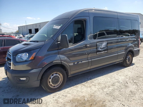 2020 Ford Transit Passenger XL z VIN 1FBAX2C85LKB20130, wystawiony jako Copart lot #46573205 z przebiegiem 272 546 mil mil oraz Czysty tytuł • Clean title. Historia ofert i sprzedaży dostępna na DreamBid. Obrazek 1.