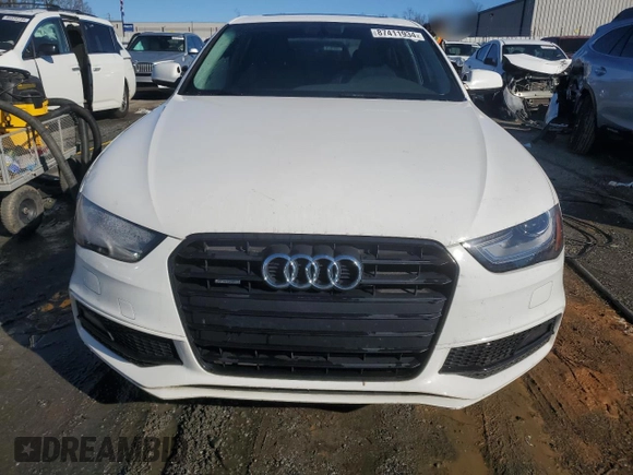 2016 Audi A4 Premium with VIN WAUBFAFL0GN015980, listed as a Copart auction lot 87411934 with 71,529 mi miles and Salvage Title. Bid and sale history available at carsss.com. Image 5.