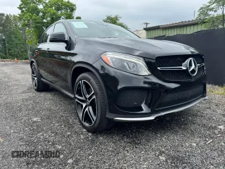 2017 Mercedes-Benz GLE 43 AMG z VIN 4JGED6EB7HA059605, wystawiony jako Copart lot #54735475 z przebiegiem 93 556 mil mil oraz Czysty tytuł • Clean title. Historia ofert i sprzedaży dostępna na DreamBid. Obrazek 1.