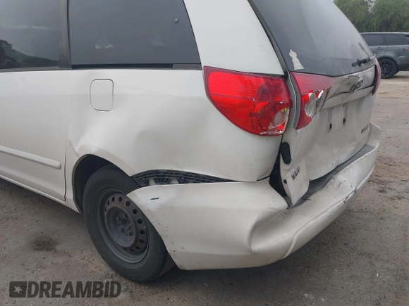 2006 Toyota Sienna CE with VIN 5TDZA23C56S451307, listed as a IAAI auction lot 42158464 with 275,876 mi miles and . Bid and sale history available at DreamBid. Image 6.