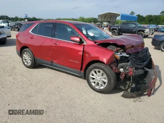 2018 Chevrolet Equinox LT with VIN 3GNAXJEV3JL351717, listed as a Copart auction lot 54150665 with 74,384 mi miles and Salvage title. Bid and sale history available at DreamBid. Image 4.