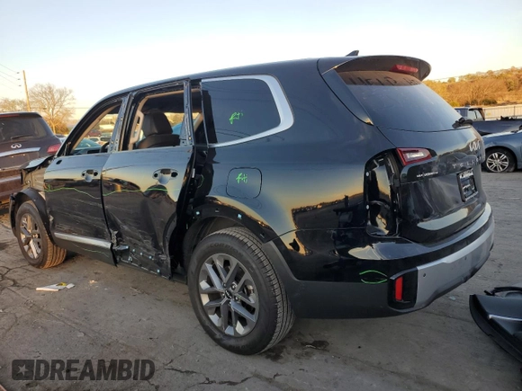 2024 Kia Telluride LX with VIN 5XYP24GC5RG525496, listed as a Copart auction lot 80153234 with 6,445 mi miles and Clean title. Bid and sale history available at DreamBid. Image 2.
