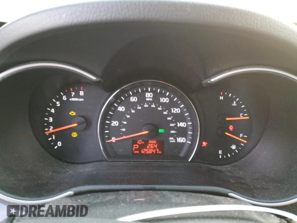 2014 Kia Sorento LX with VIN 5XYKTDA73EG548725, listed as a Copart auction lot 89277625 with 125,847 mi miles and Salvage Title. Bid and sale history available at carsss.com. Image 9.