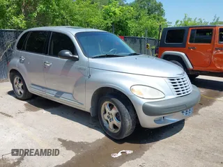 2001 Chrysler PT Cruiser z VIN 3C8FY4BB61T632609, wystawiony jako IAAI lot #42189701 z przebiegiem 110 223 mil mil oraz . Historia ofert i sprzedaży dostępna na DreamBid. Obrazek 1.