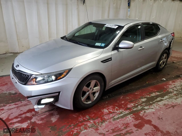 2015 Kia Optima LX with VIN 5XXGM4A76FG489100, listed as a Copart auction lot 52253075 with NaN miles and Clean Title. Bid and sale history available at carsss.com. Image 1.