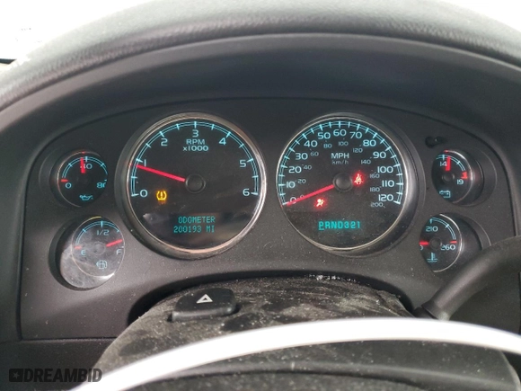 2007 Chevrolet Silverado 1500 LTZ with VIN 2GCEK13M471549848, listed as a Copart auction lot 87449874 with 200,193 mi miles and Salvage Title. Bid and sale history available at carsss.com. Image 9.
