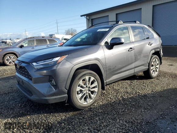 2024 Toyota RAV4 XLE Premium with VIN 2T3A1RFV9RC404627, listed as a Copart auction lot 46547265 with 19,214 mi miles and Salvage Title. Bid and sale history available at carsss.com. Image 1.