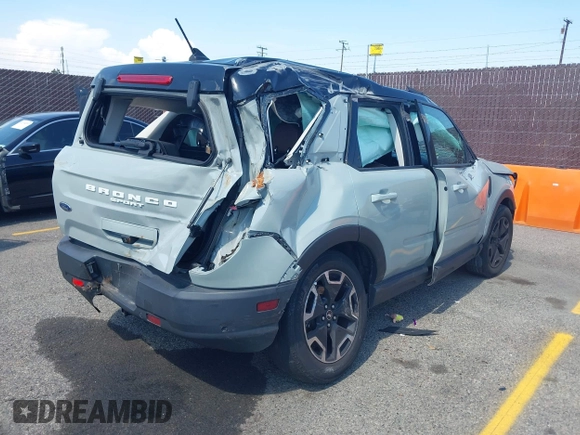 2021 Ford Bronco Sport Outer Banks z VIN 3FMCR9C60MRA39552, wystawiony jako IAAI lot #42117802 z przebiegiem 39 854 mil mil oraz . Historia ofert i sprzedaży dostępna na DreamBid. Obrazek 4.
