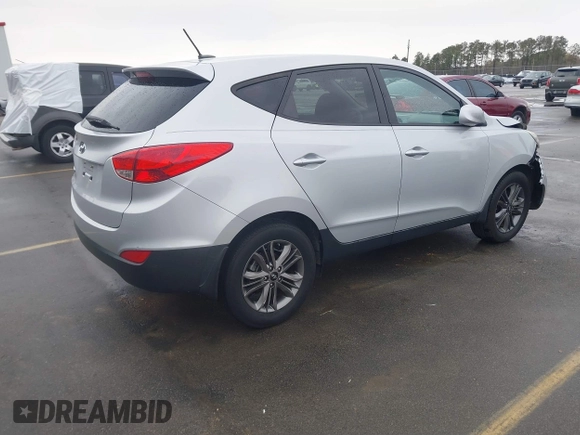2015 Hyundai Tucson GLS with VIN KM8JT3AF3FU959938, listed as a IAAI auction lot 41828886 with 83,612 mi miles and . Bid and sale history available at DreamBid. Image 4.